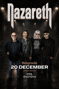The Scottish rock band Nazareth in Belgrade