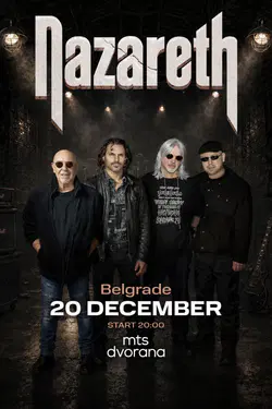 The Scottish rock band Nazareth in Belgrade