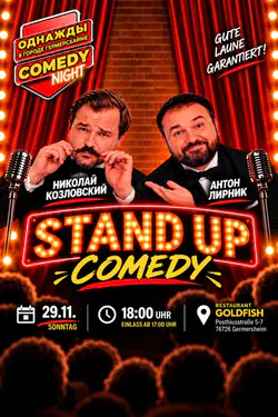 Anton Lirnik und Nikolai Kozlovsky. Stand-up-Comedy in Germersheim